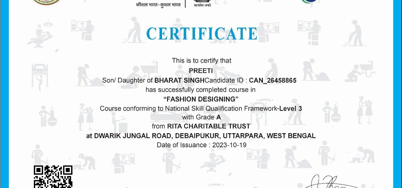 fashion Designing Certificate