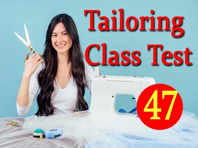 Tailoring Class test