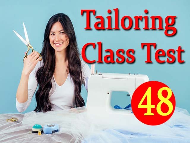 tailoring class test