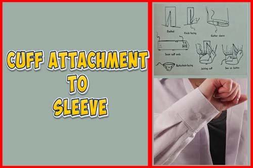 CUFF ATTACHMENT TO SLEEVE